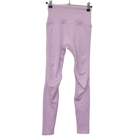 Alphalete Halo Seamless Leggings Bloom Pink Size Small High Rise 25in Stretch - Picture 4 of 11